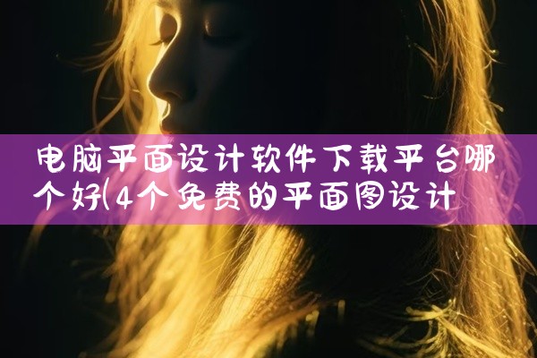 电脑平面设计软件下载平台哪个好