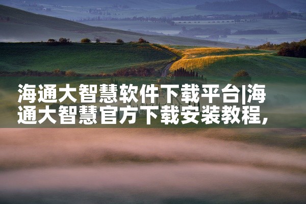 海通大智慧软件下载平台