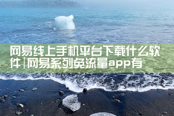 网易线上手机平台下载什么软件